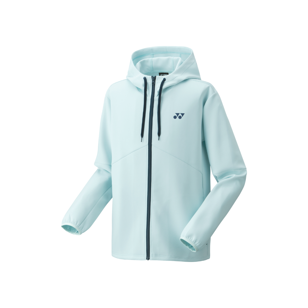 YONEX ウォームアップウェア L 50144 クリスタルブルー YONEX UNISEX SWEAT FULL ZIP HOODIE 50144EX CRYSTAL BLUE | VSMASH