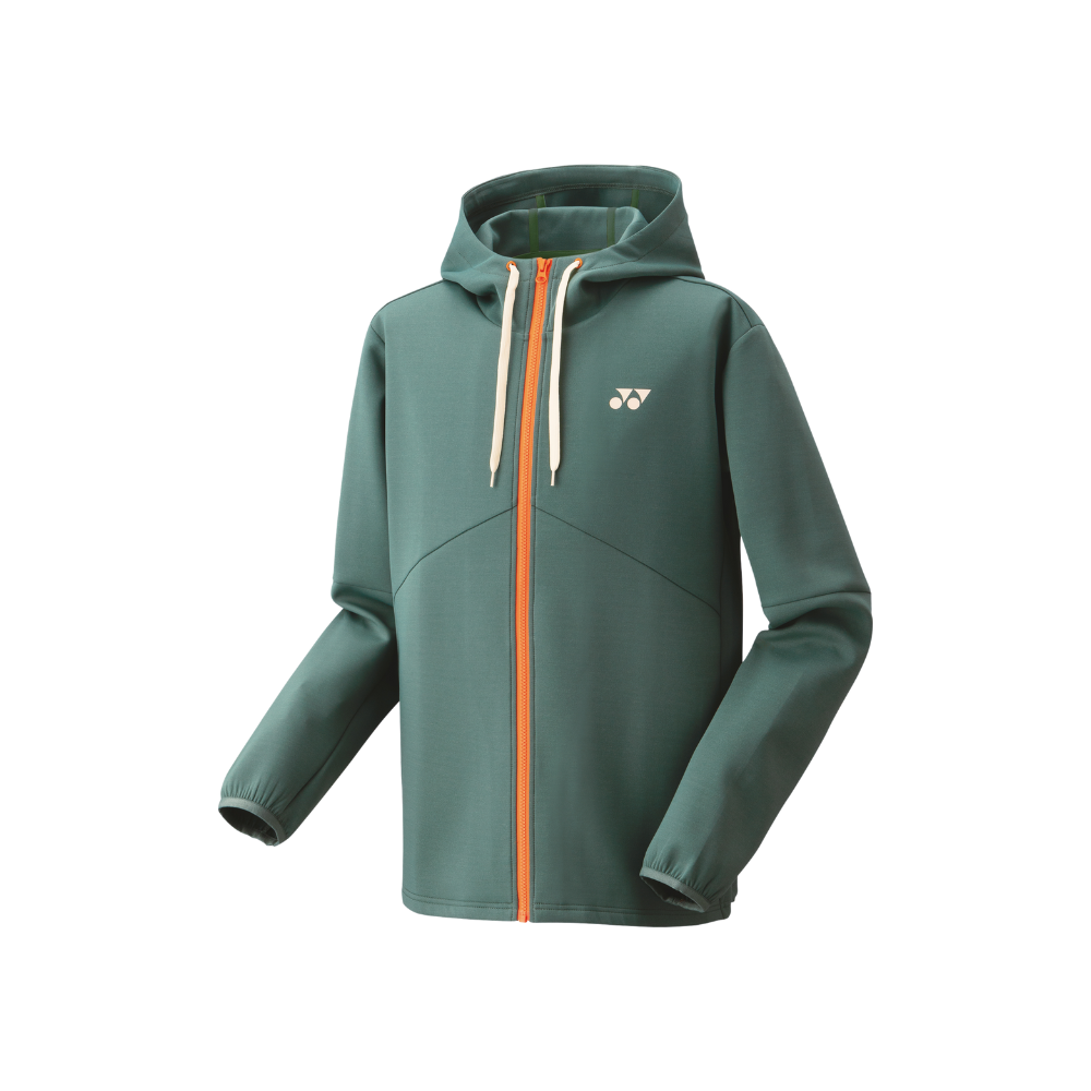 YONEX UNISEX SWEAT FULL ZIP HOODIE 50144EX OLIVE | VSMASH