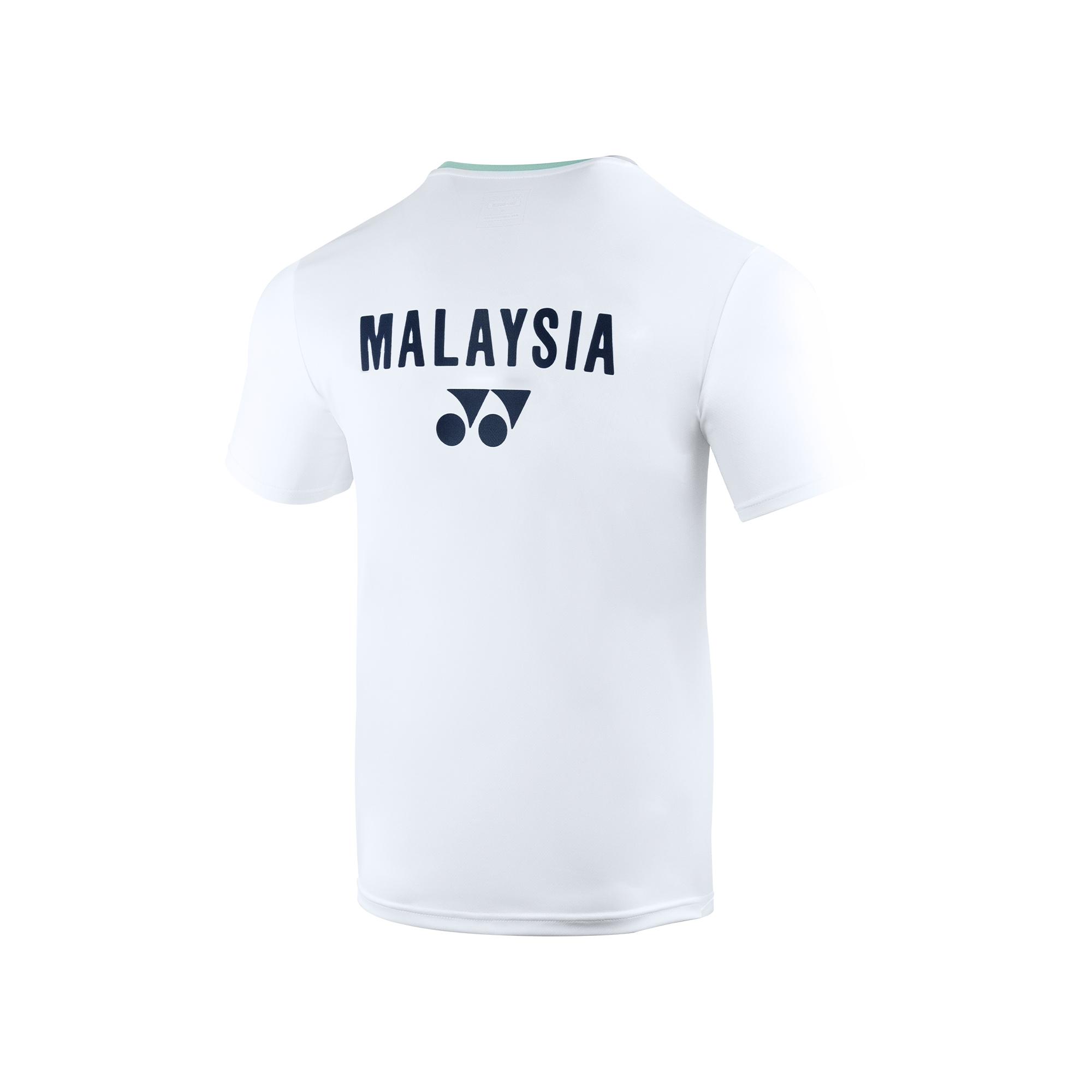 YONEX MALAYSIA MASTER 2024 T SHIRT 2842 WHITE VSMASH
