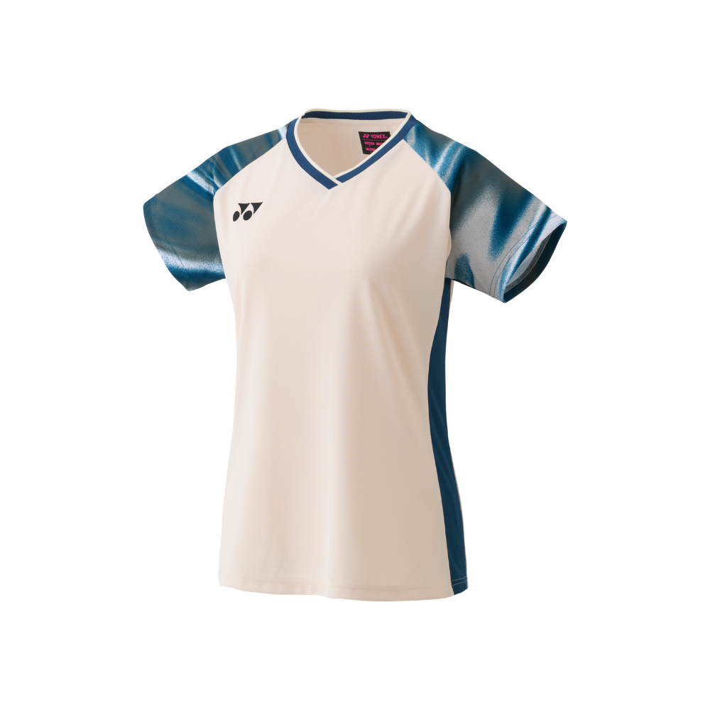 YONEX WOMEN'S CREW NECK SHIRT 20778EX SAND (SLIM FIT)
