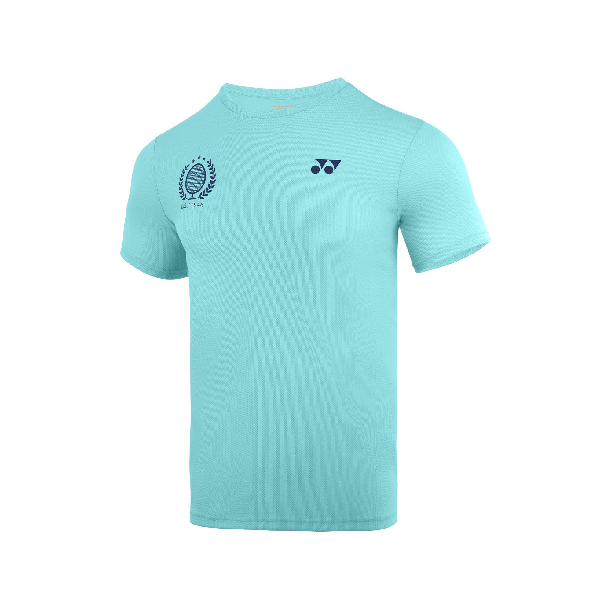 YONEX UNISEX ROUND NECK SHIRT 2790 AQUA SPLASH | VSMASH