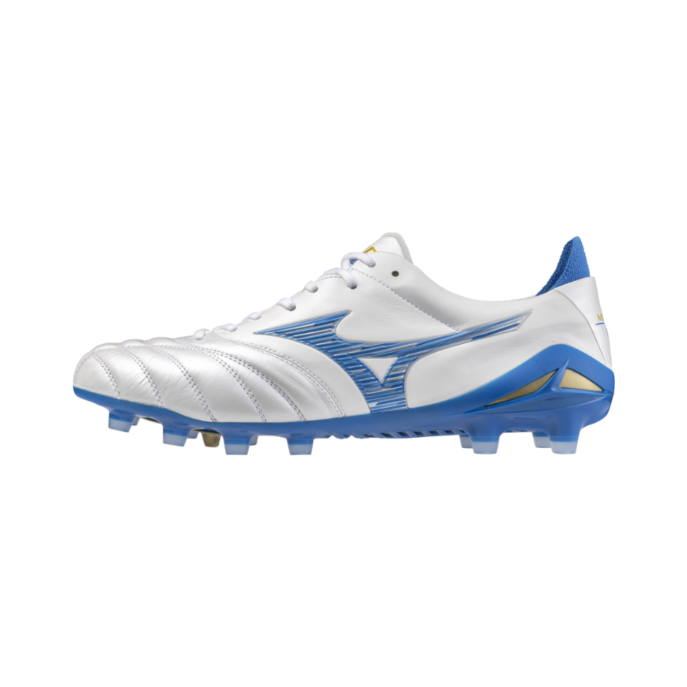 MIZUNO MORELIA NEO IV JAPAN FOOTBALL BOOTS WHITE/LASER BLUE/LASER