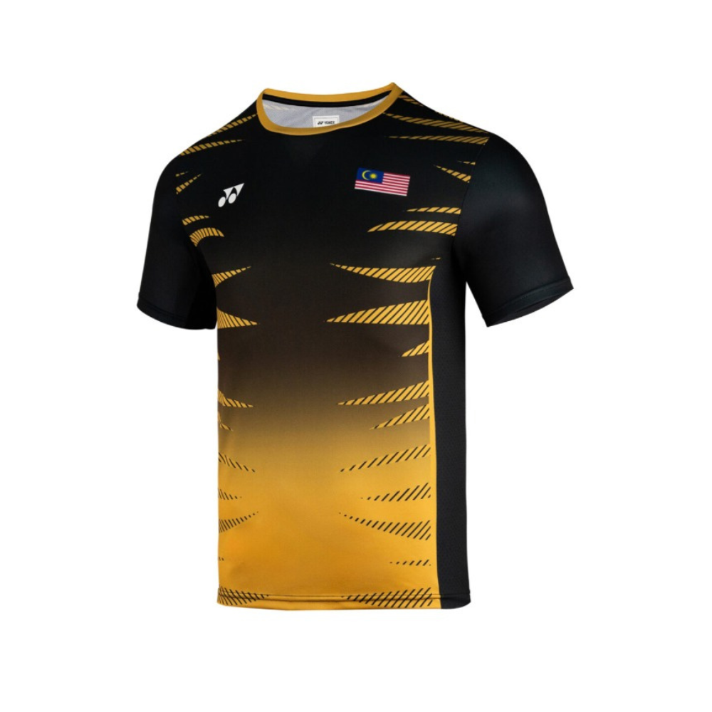 YONEX 中京大学 バドミントン ユニフォーム YONEX OCM 2024 UNISEX SHIRT 2841 JET BLACK