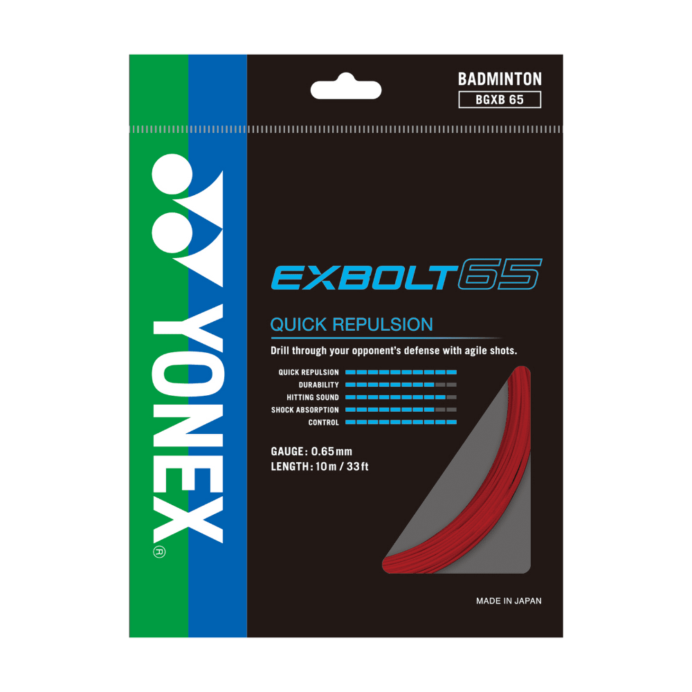YONEX STRING EXBOLT 65 RED | VSMASH