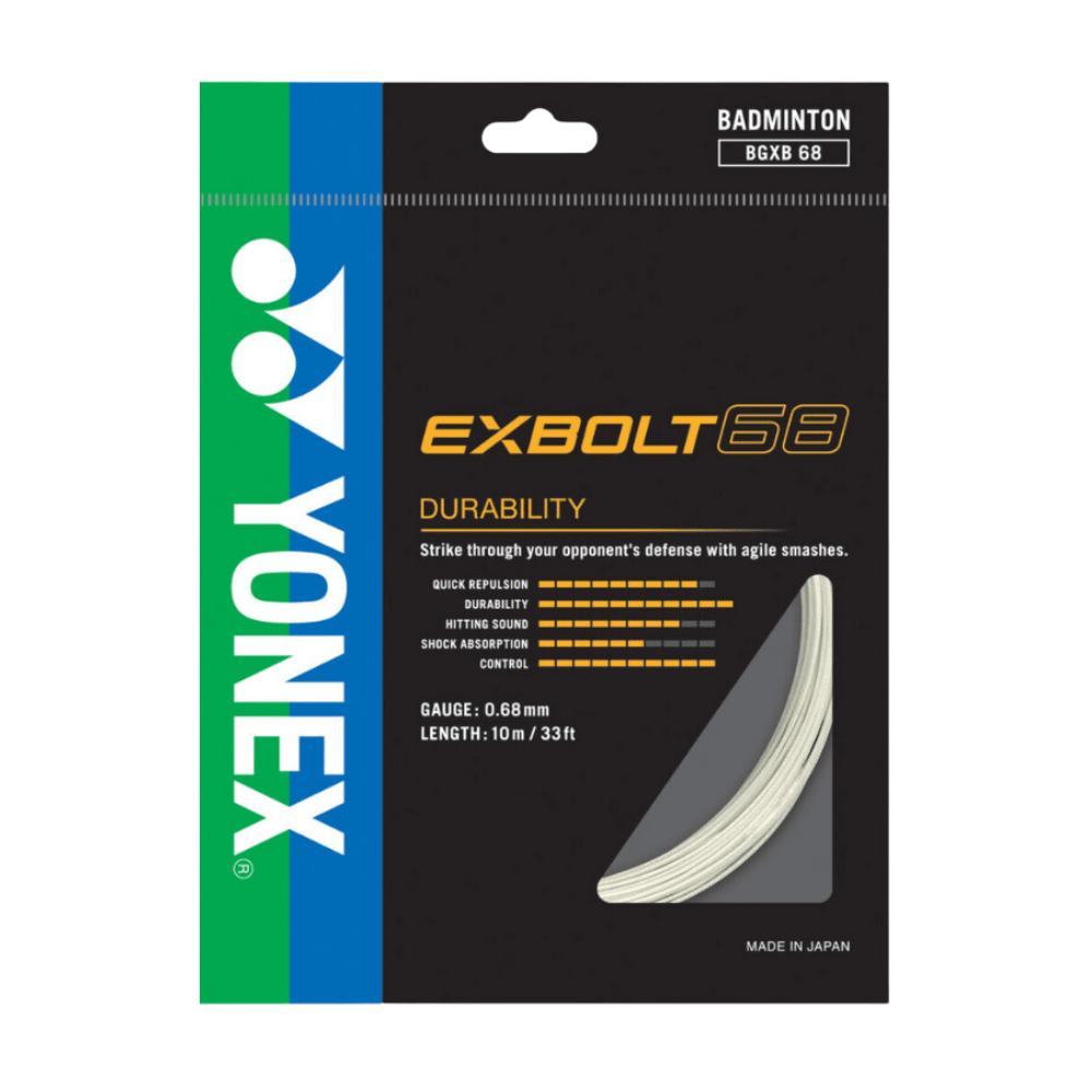 YONEX STRING EXBOLT 68 WHITE