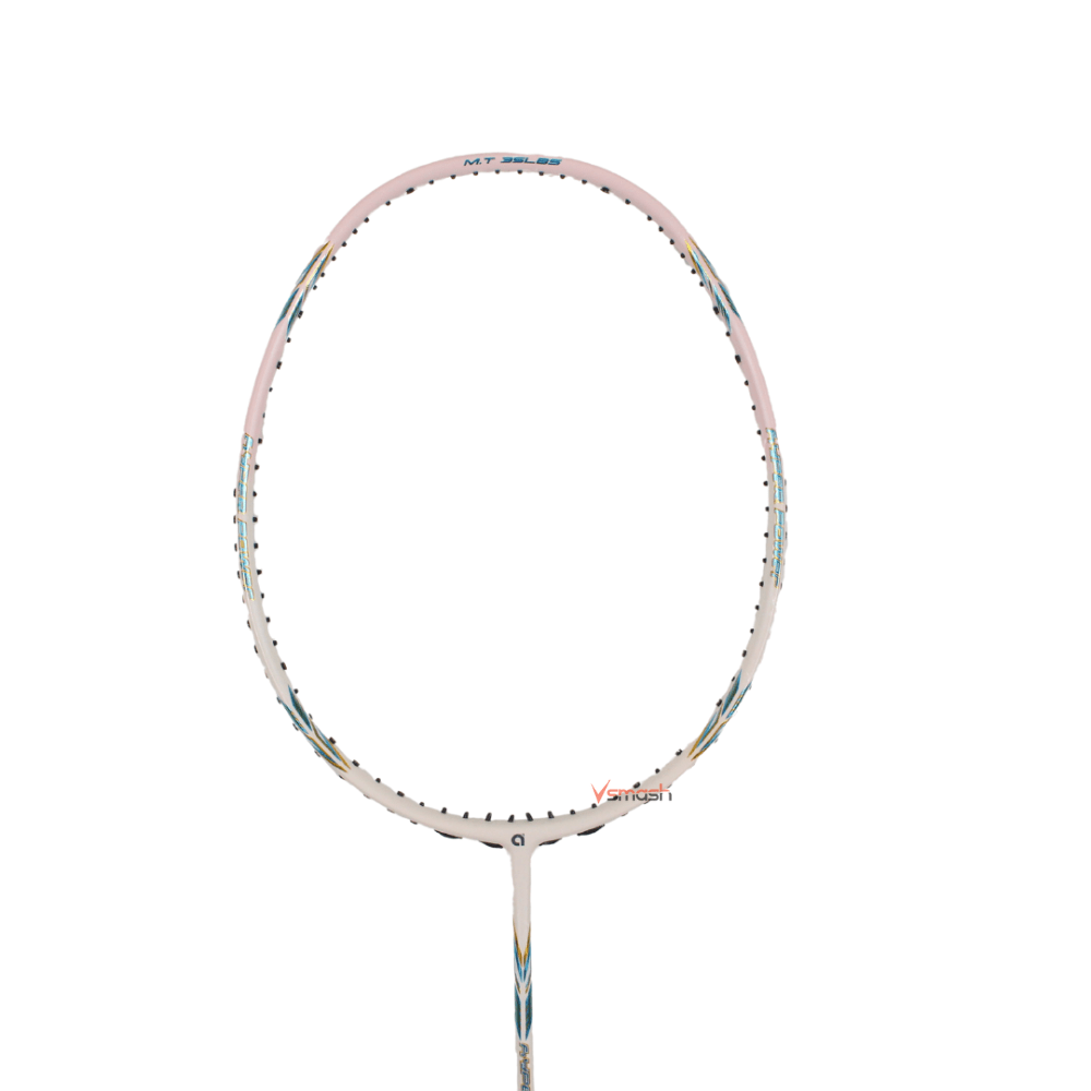 ◆apacs◆HYPER SPEED ホワイト/ライトピーチ◆5U軽量◆白ピンク Apacs Hyper Speed White Light Peach (5U) Badminton Racket