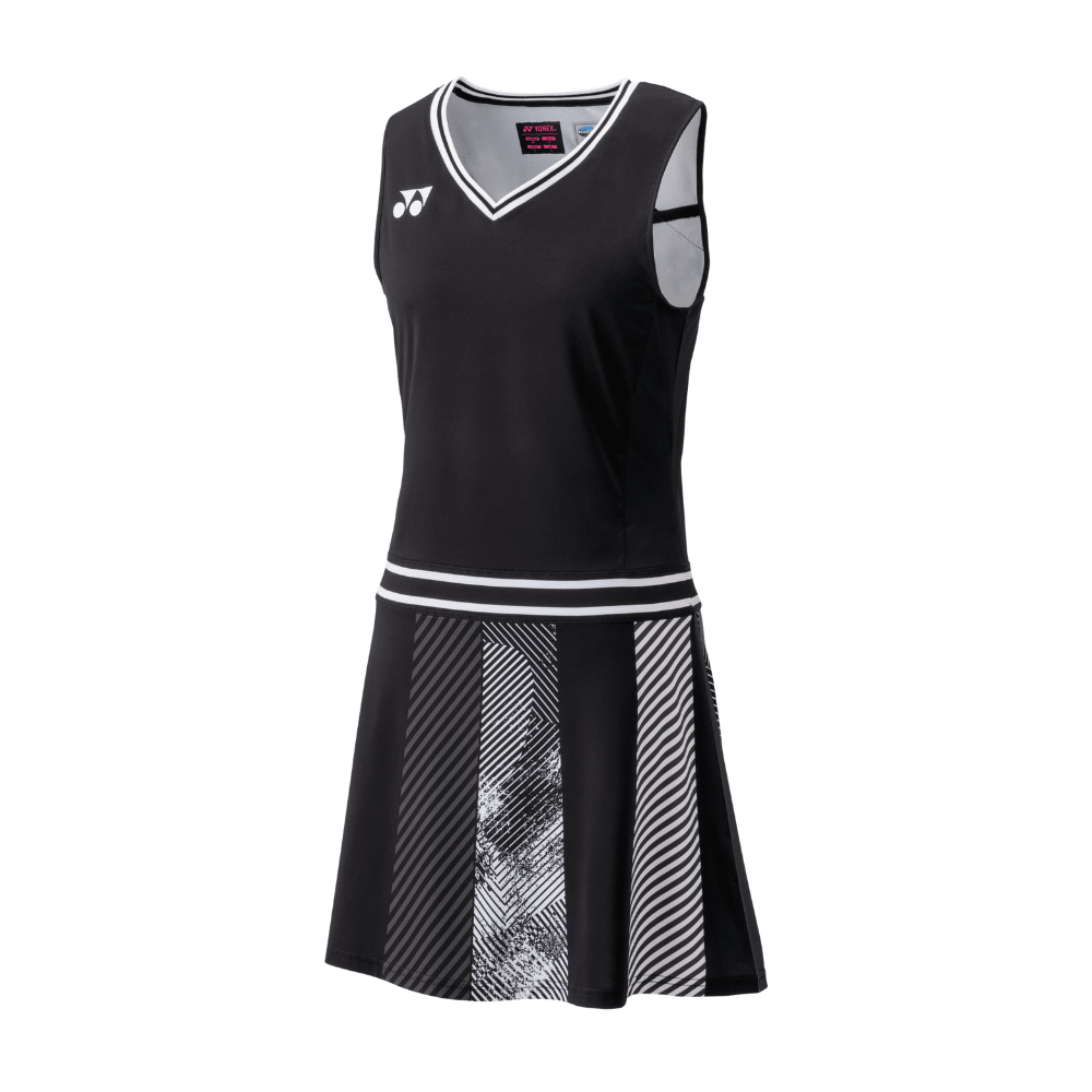 YONEX WOMEN'S DRESS 20777EX BLACK (SLIM FIT) | VSMASH