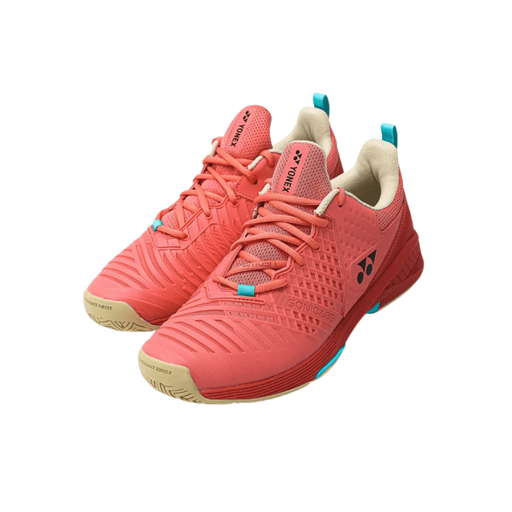 Men's club 2 tennis shoes  white/black/coral online