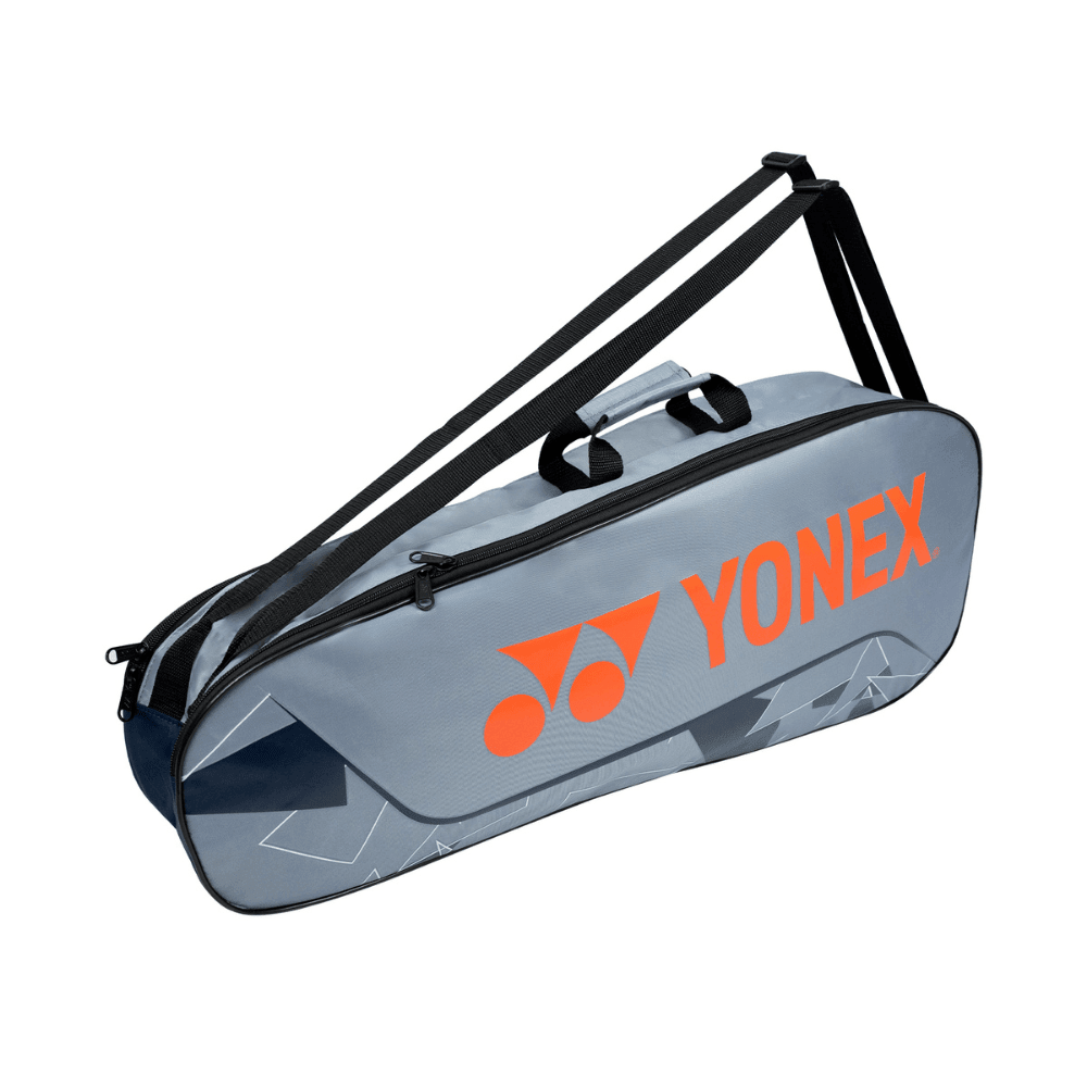 YONEX RACQUET BAG 2325-T01 (3PCS) GRAY/CHERRY TOMATO