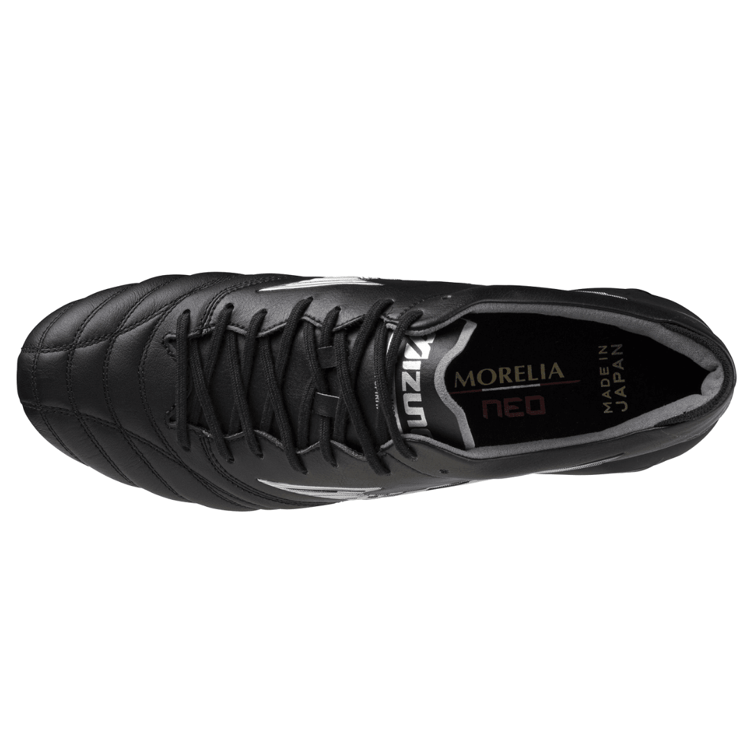 MIZUNO MORELIA NEO IV JAPAN FOOTBALL BOOTS BLACK/GALAXY