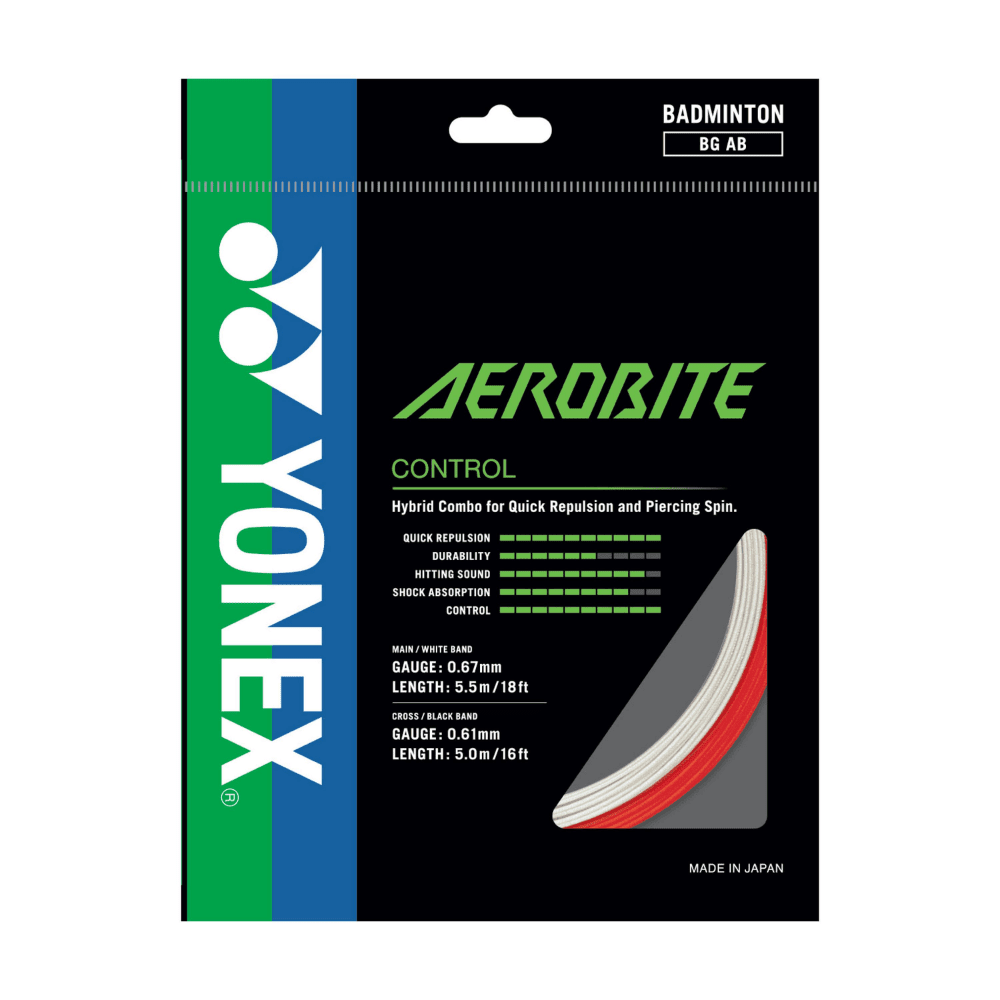 YONEX STRING AEROBITE WHITE RED | VSMASH