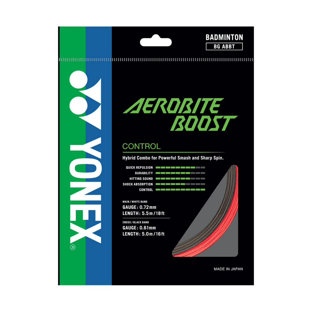 YONEX AEROBITE BOOST グレー/イエロー 105m、95m中古 YONEX JAPAN STRING AEROBITE BOOST - rallysportsph.com