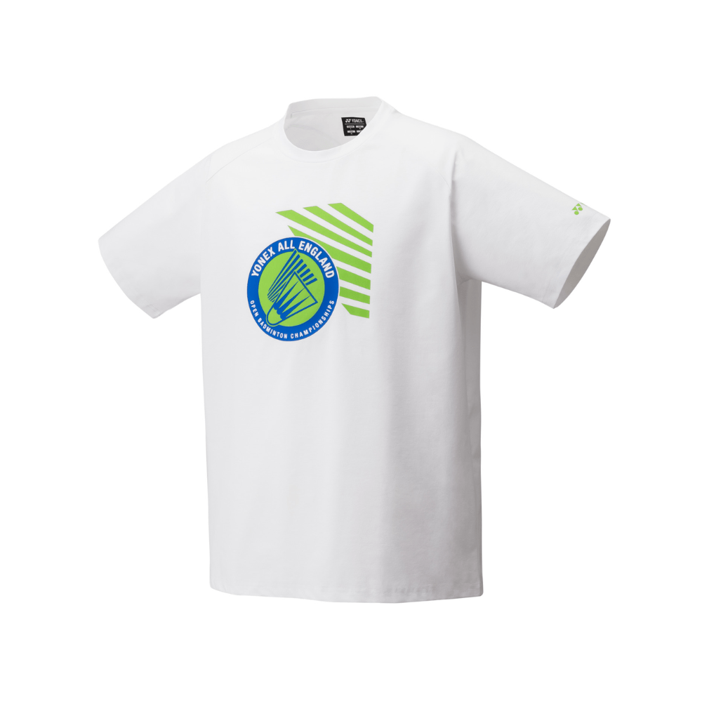 YONEX UNISEX ALL ENGLAND 2025 T-SHIRT YOB25003EX WHITE