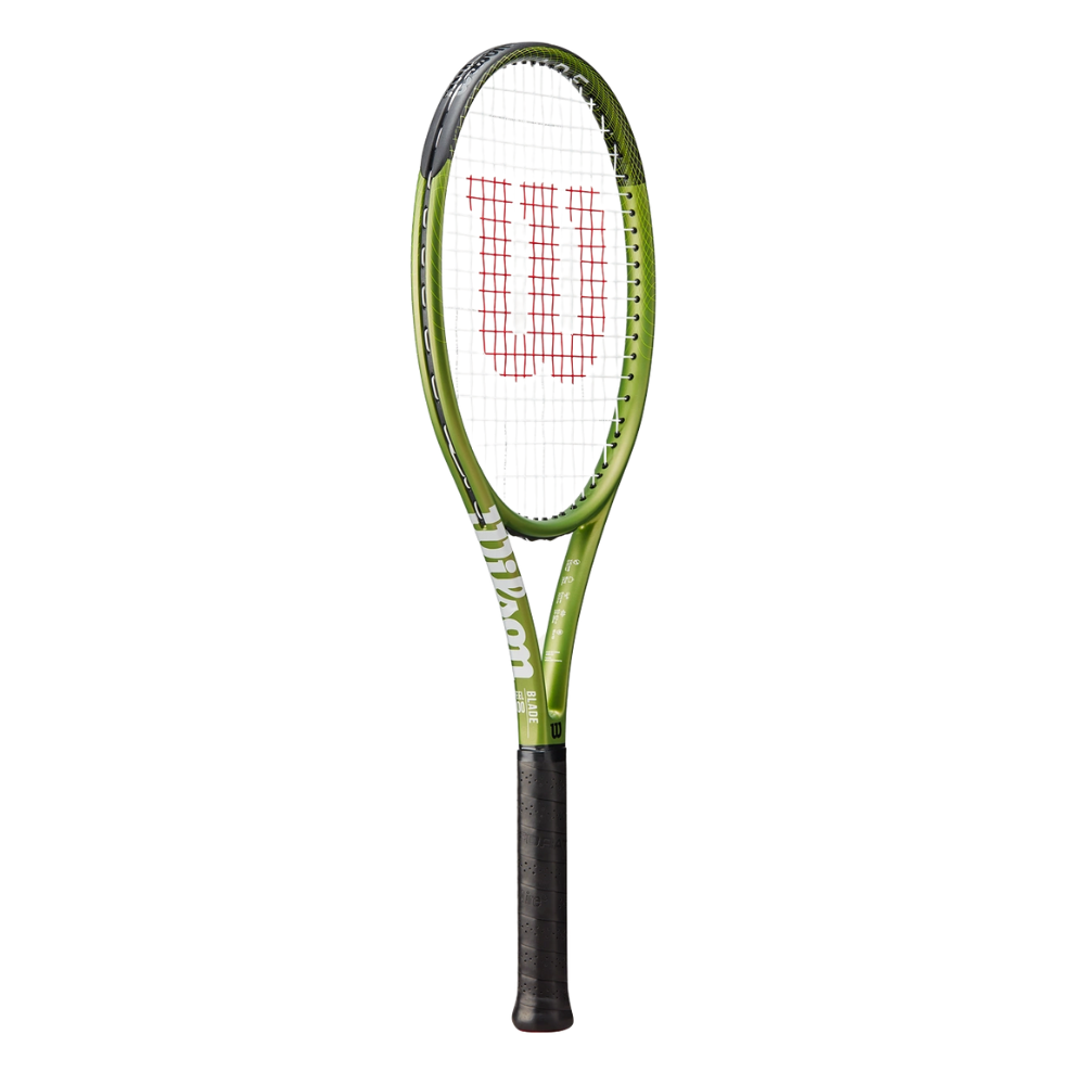 Green Wilson Racket WILSON TENNIS RACQUET BLADE FEEL 100 GREEN (PRE-STRUNG)
