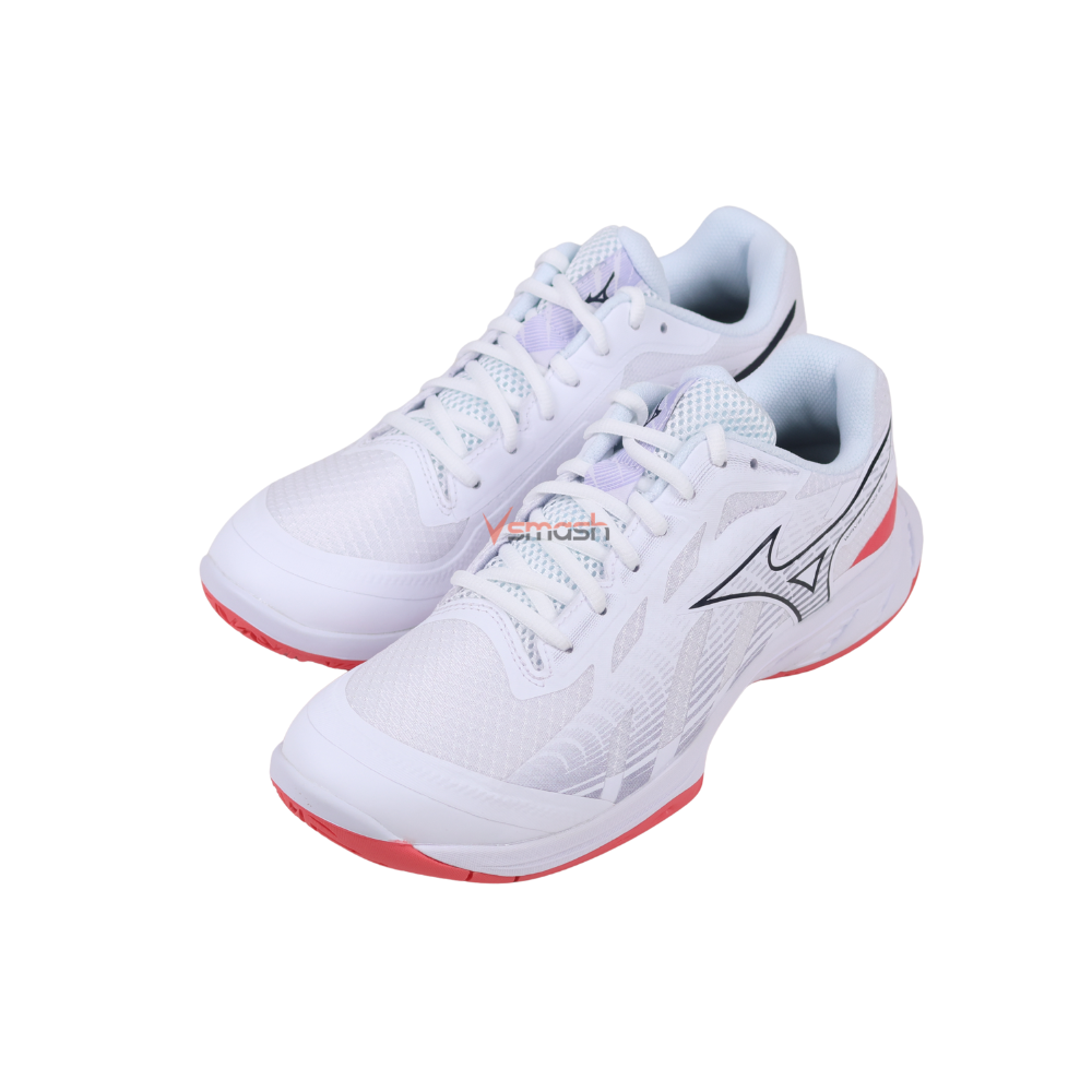 MIZUNO WAVE FANG EL 2 UNISEX BADMINTON SHOES WHITE/BARITONE BLUE