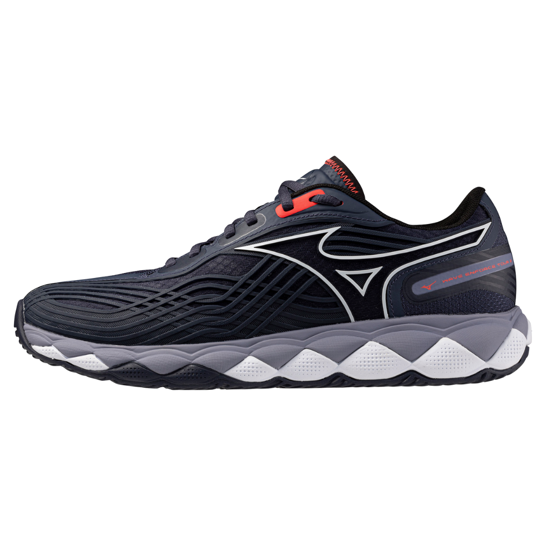 MIZUNO WAVE ENFORCE TOUR 2 AC UNISEX TENNIS SHOES ODYSSEY GREY