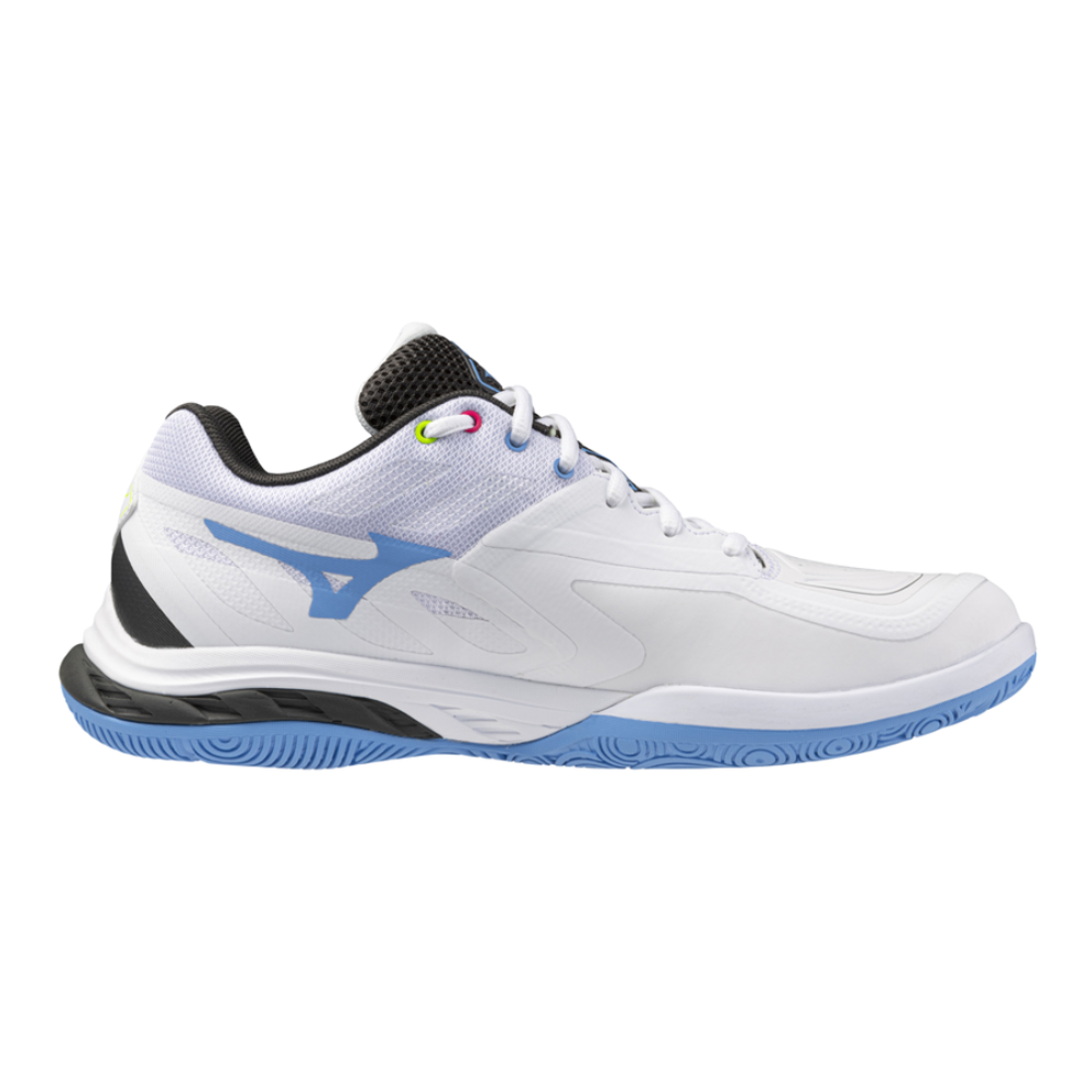 MIZUNO WAVE FANG 2 UNISEX BADMINTON SHOES WHITE/PINK TETRA/ALL