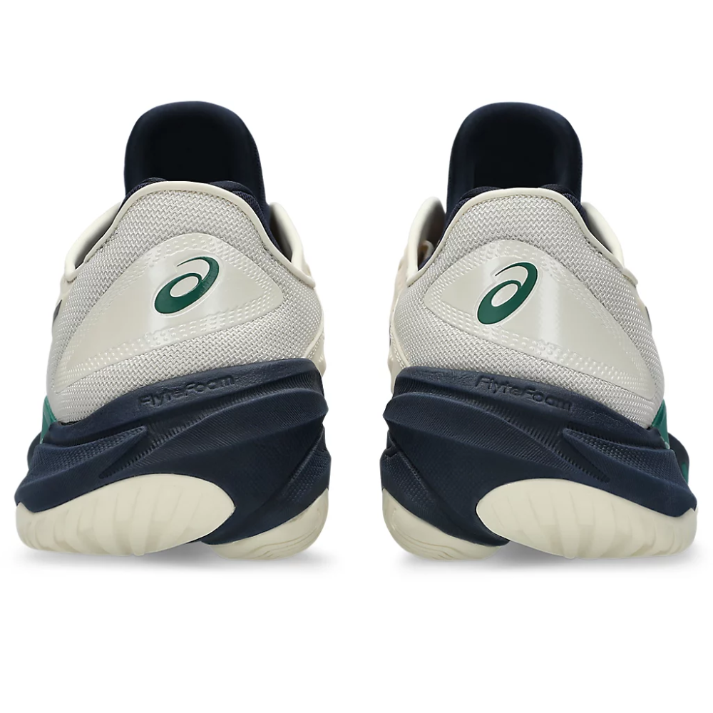 ASICS MEN'S COURT FF3 TENNIS SHOES CREAM JASPER GREEN | VSMASH