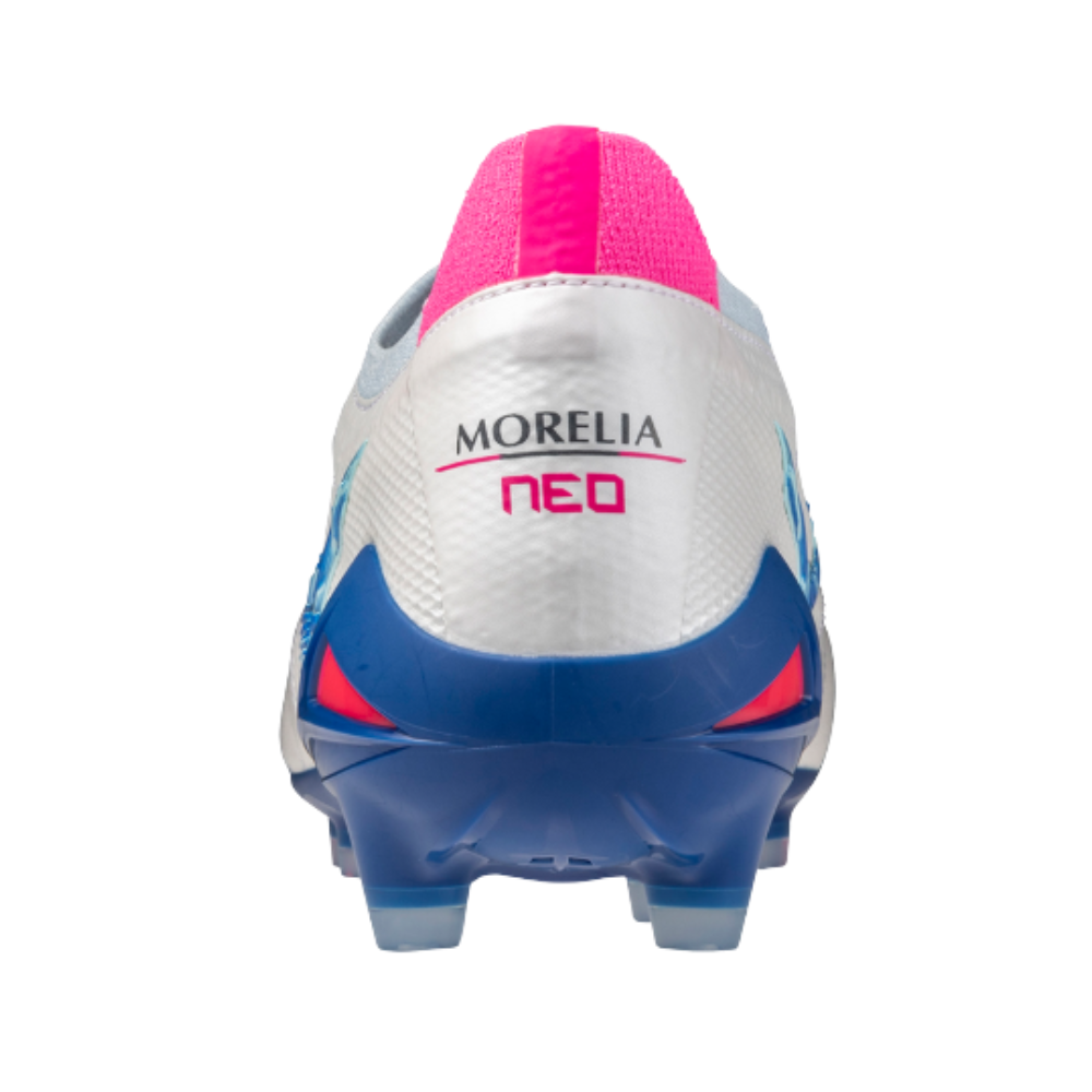Mizuno Morelia サッカーシューズ ホワイト/ブルー/ピンク MIZUNO MORELIA NEO IV β JAPAN FOOTBALL BOOTS WHITE/TANAGER