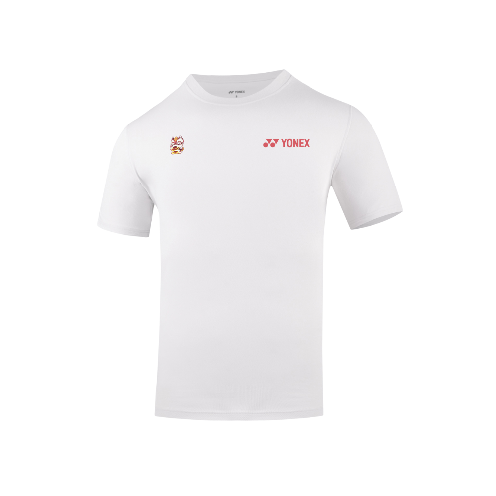 YONEX CNY 2026 T-SHIRT 3392 WHITE (OVERSIZED) | VSMASH
