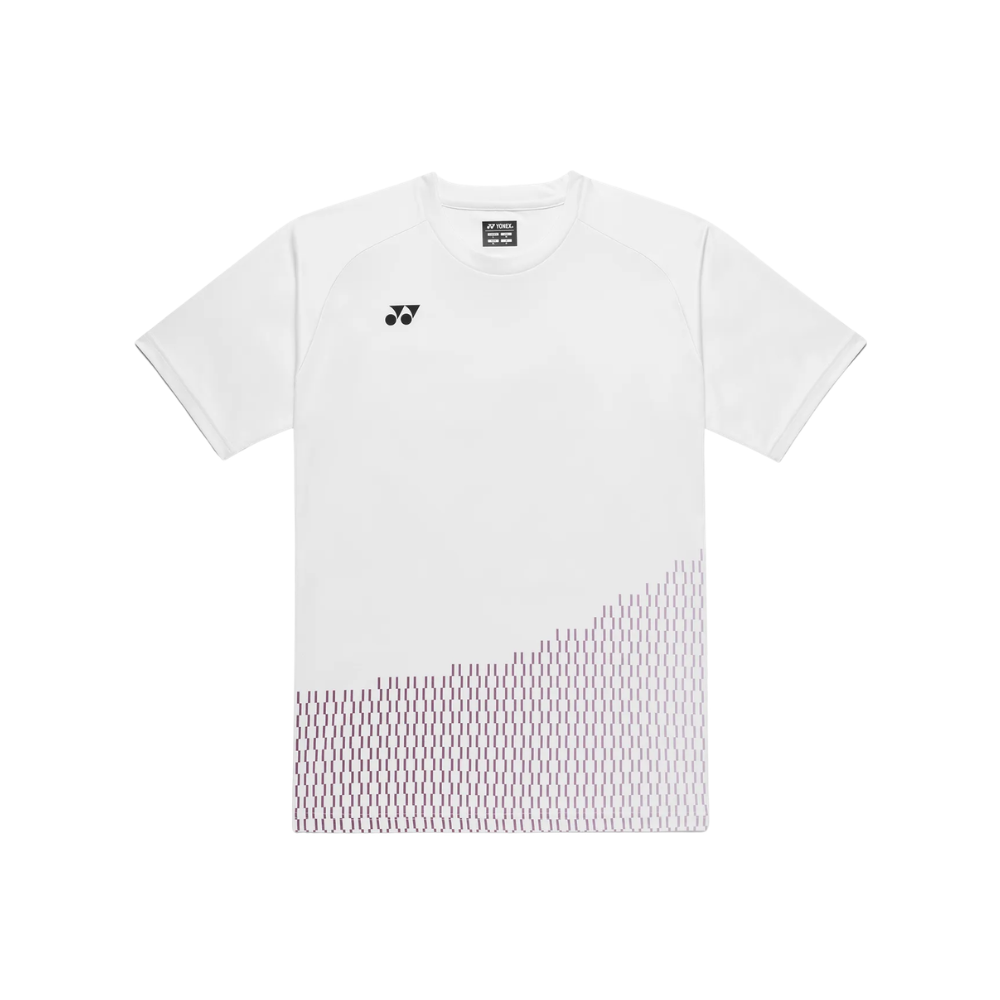 YONEX MEN'S T-SHIRT 16863EX WHITE (SLIM FIT)