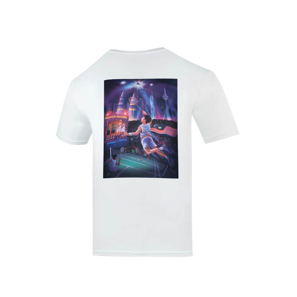 YONEX MALAYSIA MASTER 2026 UNISEX SOUVENIR TEE 3547 WHITE