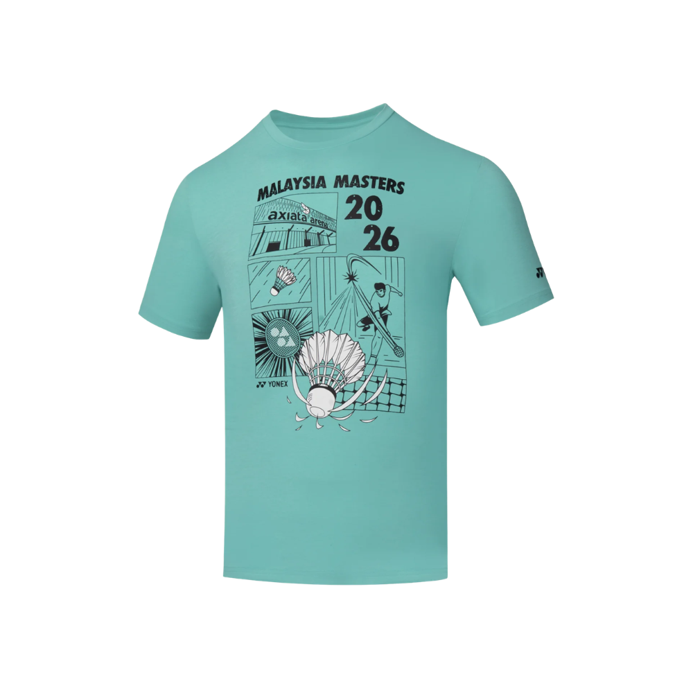 マレーシア・マスターズ　YONEX 限定シャツ YONEX MALAYSIA MASTER 2026 UNISEX SOUVENIR TEE 3546 POOL BLUE