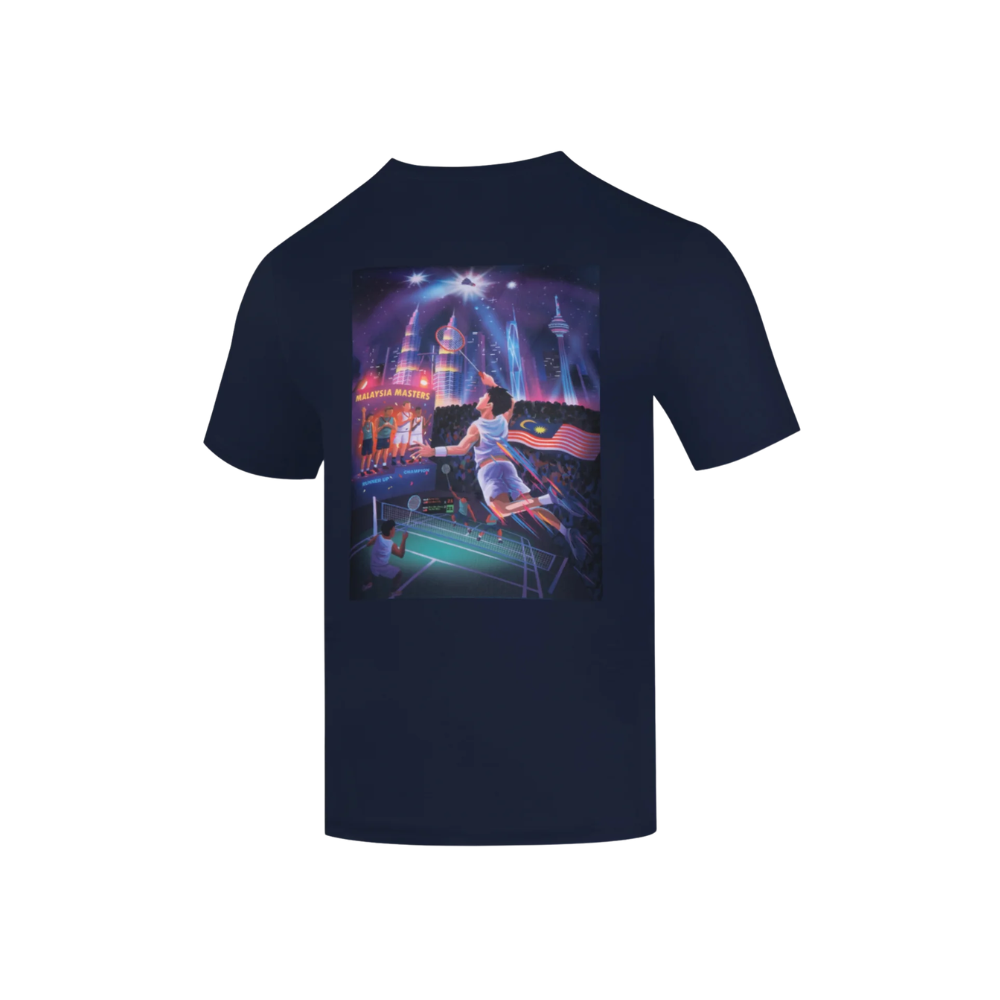 マレーシア・マスターズ　YONEX 限定シャツ YONEX MALAYSIA MASTER 2026 UNISEX SOUVENIR TEE 3547 NAVAL