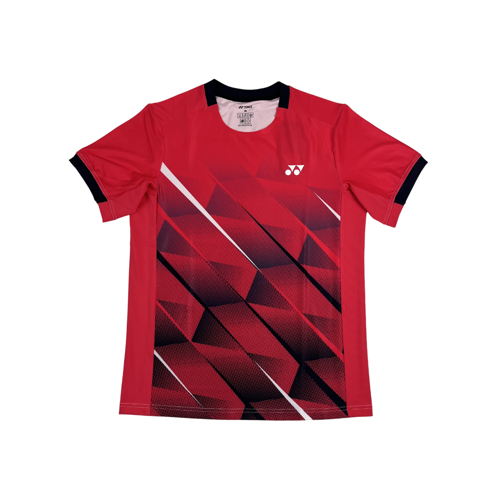 YONEX JAPAN Tシャツ XL レッド YONEX MEN'S ROUND NECK T-SHIRT 3471 PARADISE PINK