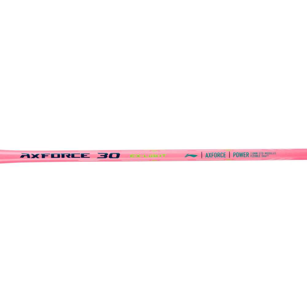 新品未使用LI-NING AXFORCE 30 EX-LIGHT 5U ピンク LI-NING AXFORCE 30 EX-LIGHT NEON PINK