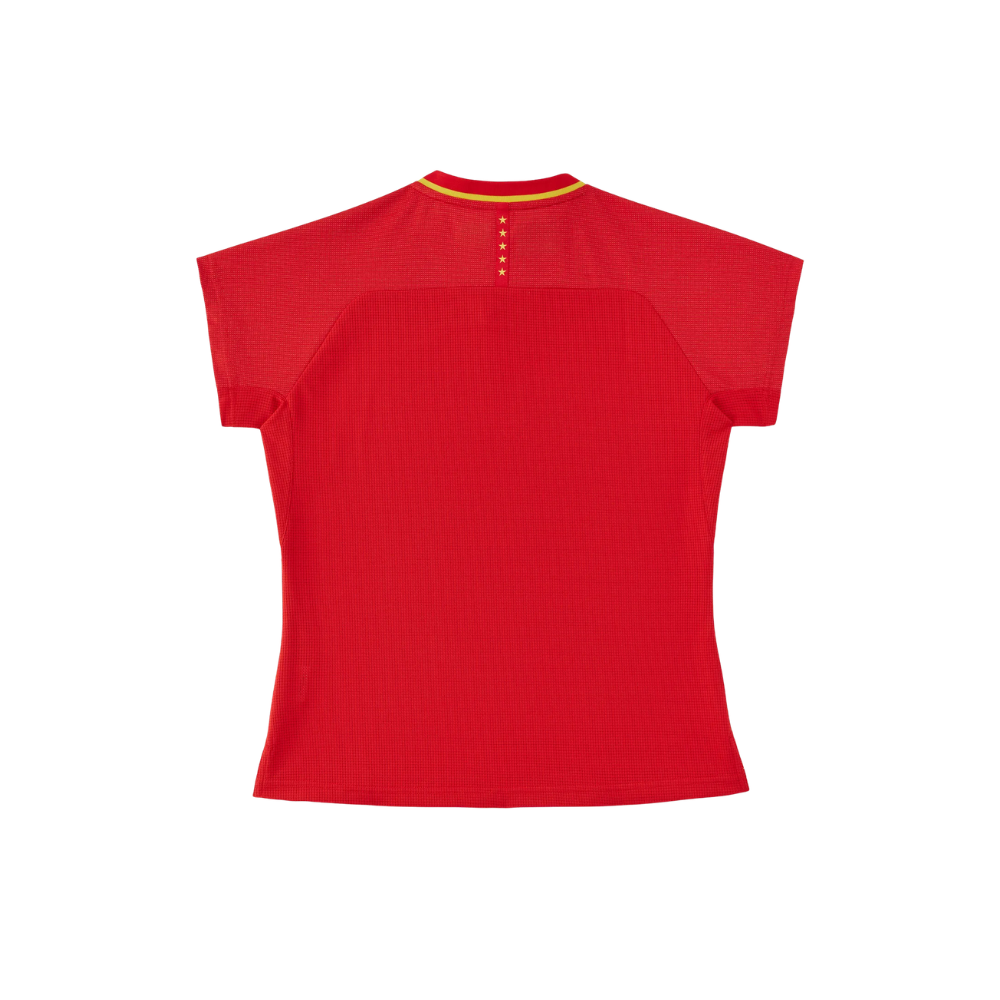YONEX WOMEN'S CREW NECK SHIRT 20966YX BRIGHT RED (SLIM FIT)