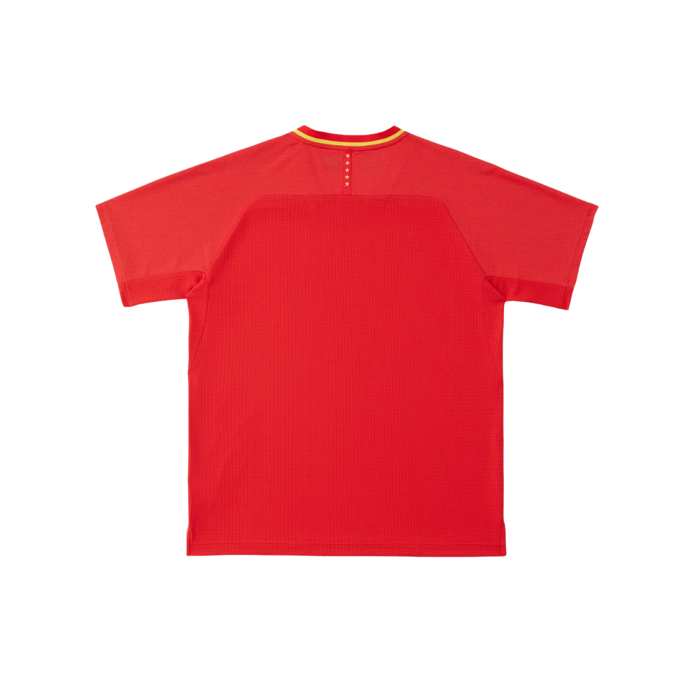 YONEX MEN'S CREW NECK SHIRT 10735YX BRIGHT RED (SLIM FIT)