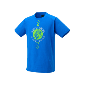 YONEX 75周年シャツ　ブルー YONEX 75TH MEN'S JAPAN GAME SHIRT 10421A SAPPHIRE BLUE (JAPAN)
