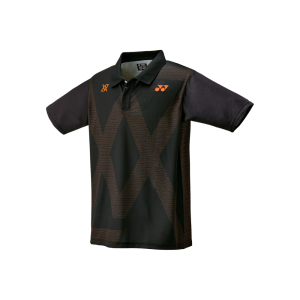 YONEX 75thゲームシャツ 10421AＬサイズ YONEX 75TH MEN'S JAPAN GAME SHIRT 10421A RUBY RED (JAPAN)