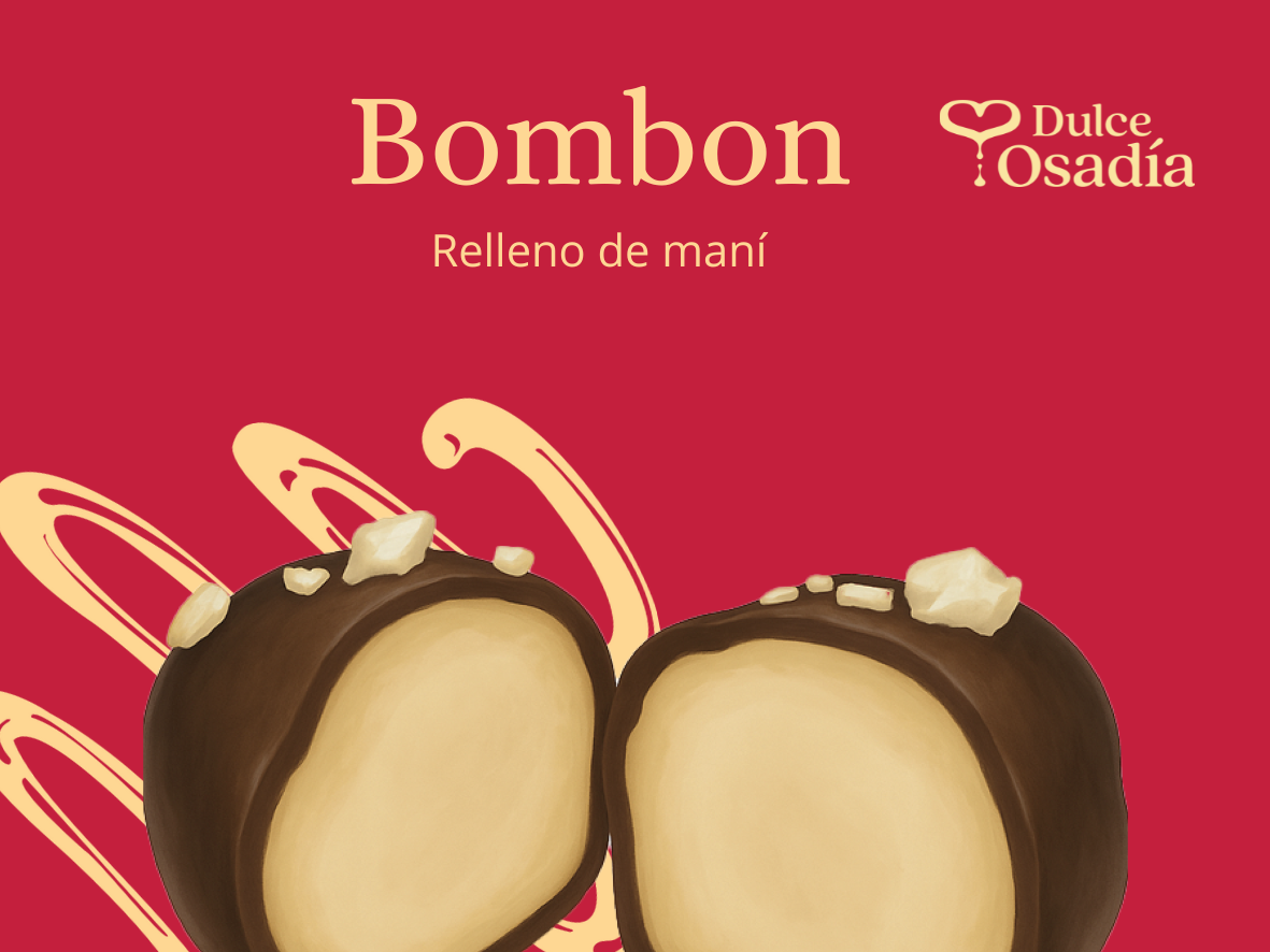 Bombón crema de maní - unidad