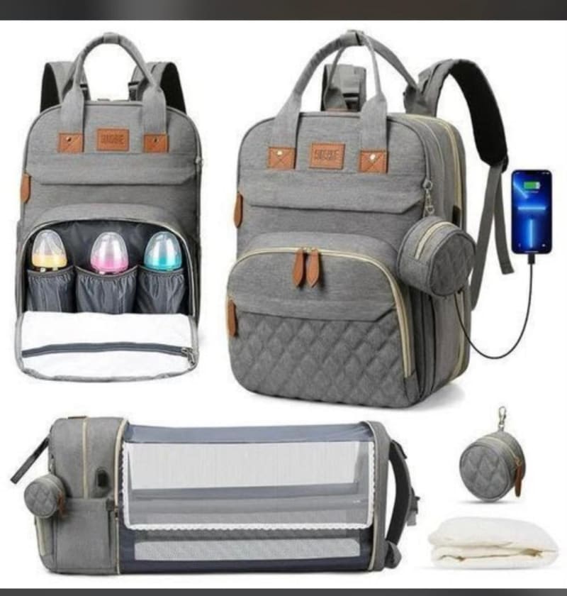 Baby bag and bed 