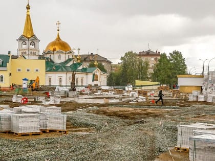 В новом сквере возле цирка скоро начнут сажать деревья