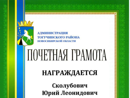 НГАСУ (Сибстрин) отмечен за участие в разработке уникального проекта набережной в Тогучине