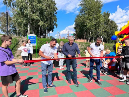 По проекту «Территория детства» в Советском районе установили новую площадку