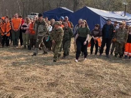 Большие сборы отряда «Лиза Алерт» с вертолётом прошли в селе Морозово