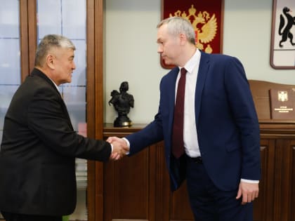 Губернатор Андрей Травников провел встречу с Генеральным консулом Киргизской Республики в Новосибирске Калдарали Маматалиевым