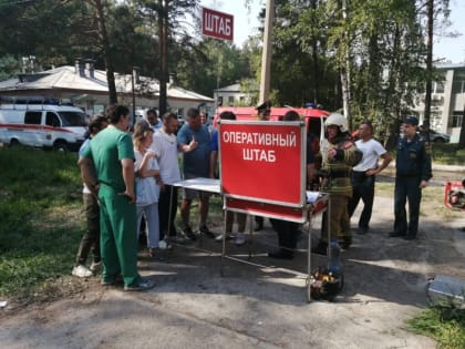 Сегодня в Новосибирском Академгородке загорелась больница