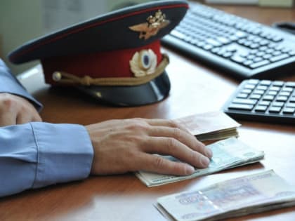 Местный житель обвиняется в даче взятки начальнику ОМВД города Болотное