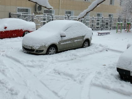 Снегопад в Новосибирске: пассажиры столкнули троллейбус