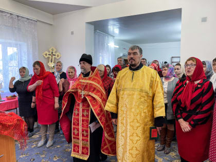 Пасха Христова в приходе во имя прп. Сергия Радонежского  р. п. Краснозерское