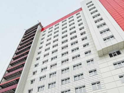 Две «свечки» нового общежития НГТУ на Маркса завершат к 1 сентября