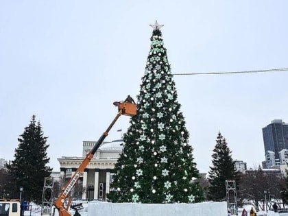Меньше 5 дней осталось до открытия главной елки Новосибирска