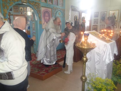 Праздник Вознесения Господня в  храме в честь иконы Божией Матери «Неопалимая Купина» р. п. Ордынское