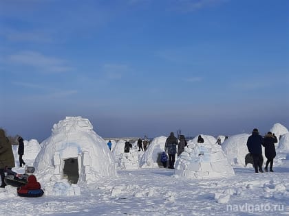 Город эскимосов стал самым посещаемым местом для прогулок в микрорайоне ОбьГЭС