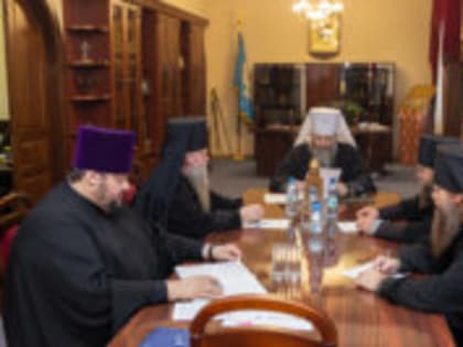 Епископ Филипп принял участие в заседании Архиерейского совета Новосибирской митрополии